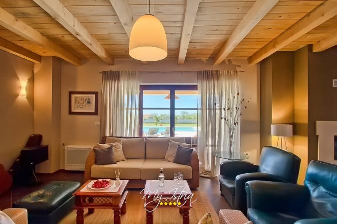 Living room, Villa Dorotea - country house with pool in south-central Istria Jur&scaron;ići