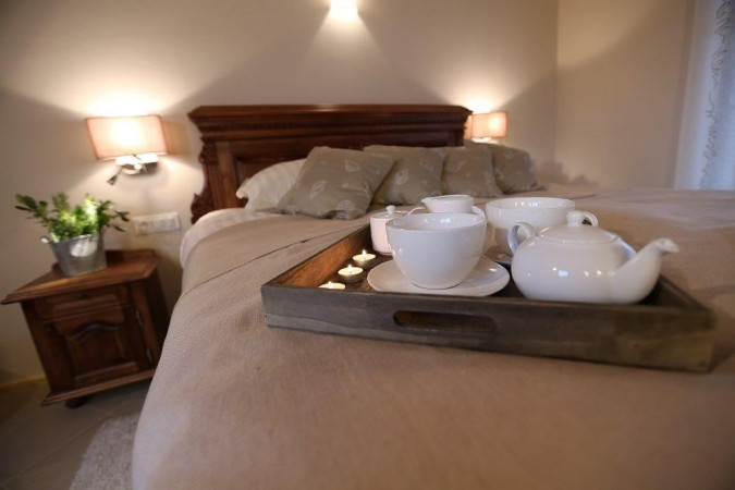 Bedroom Malvazija, Villa Dorotea - country house with pool in south-central Istria Jur&scaron;ići