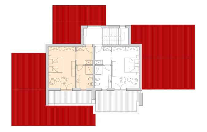 Bedroom Moscato, Villa Dorotea - country house with pool in south-central Istria Jur&scaron;ići